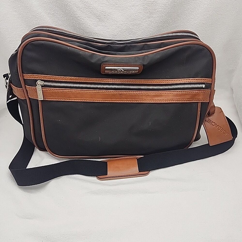 Luggage Jordache Messenger Bag Travel Clothing Computer Shoulder Strap Vintage